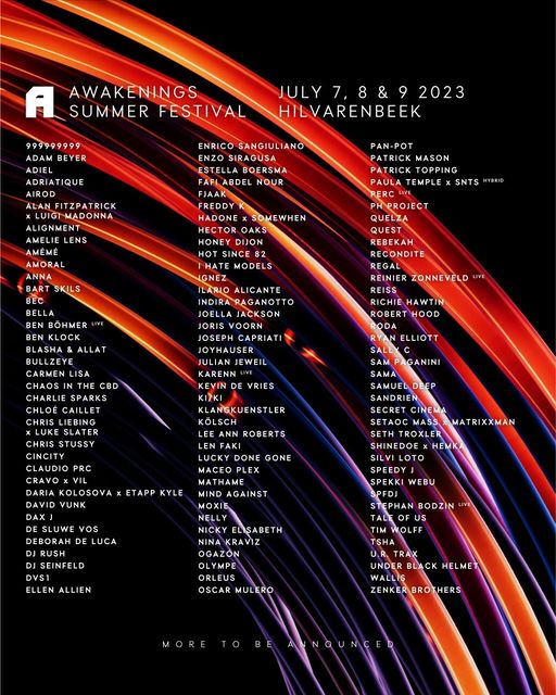 Awakenings Summer Festival 2023